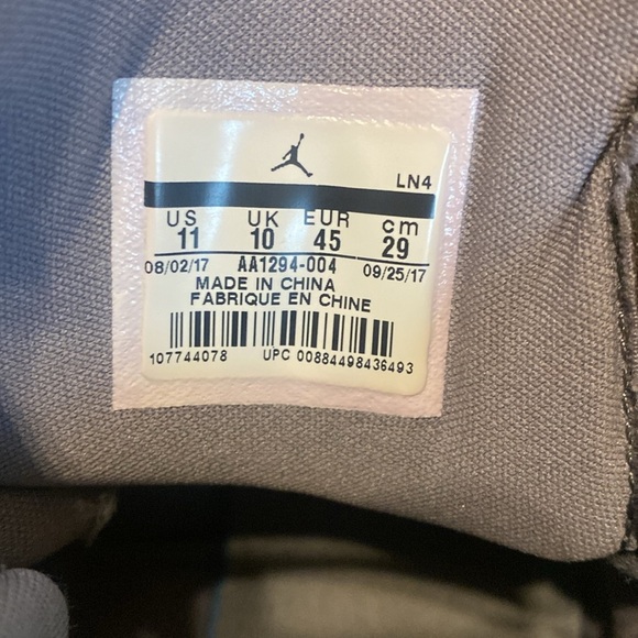 Men's Jordan Generation 23 High-Top Sneakers blue grey gold - Picture 5 of 8